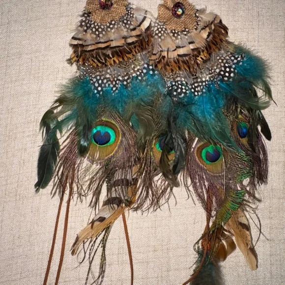 Gypsy Junque | Feather & Floral Headdresses | 3 Pieces - Picture 8 of 16